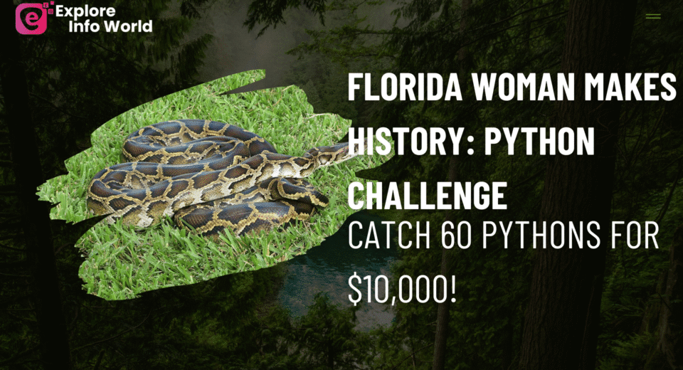 Florida Woman Makes History Python Challenge—Catch 60 Pythons for