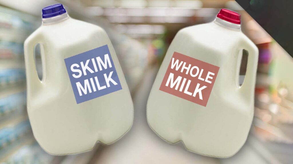 Whole And Low -Fat Milk
